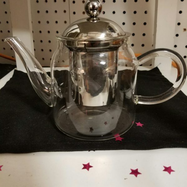 Ruby Glass Tea Pot