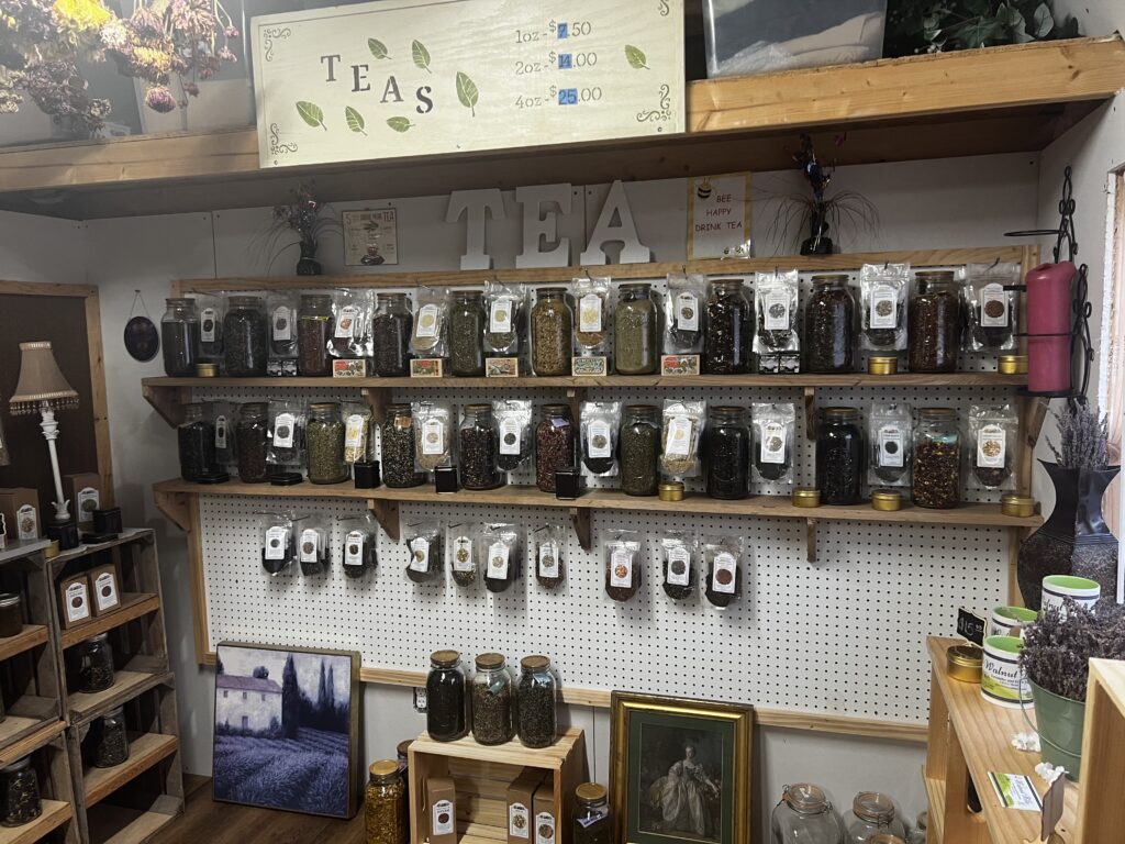 We're loving our revamped tea wall with glass jars! Aren't you? 